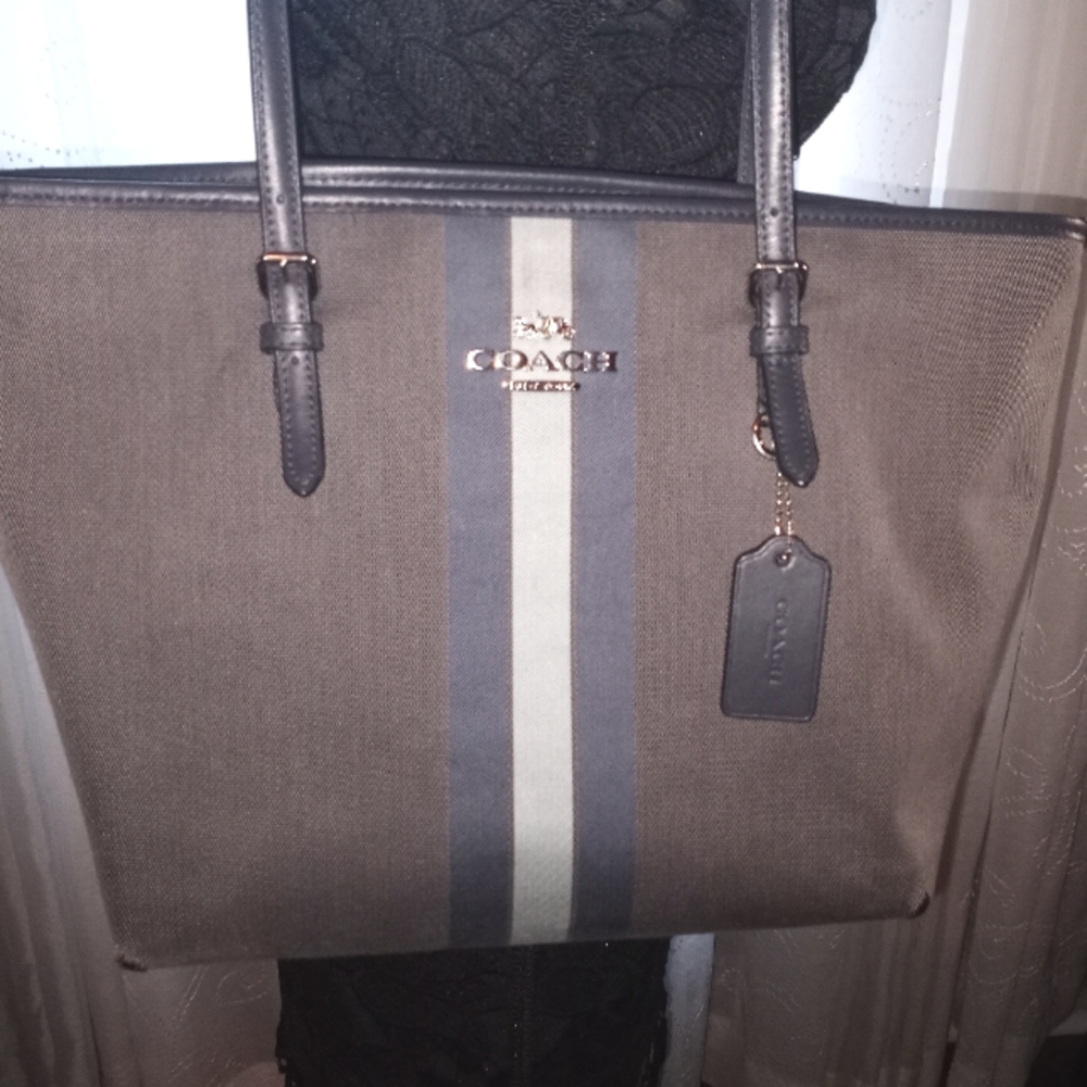 COACH VINTAGE LARGE ZIP TOTE